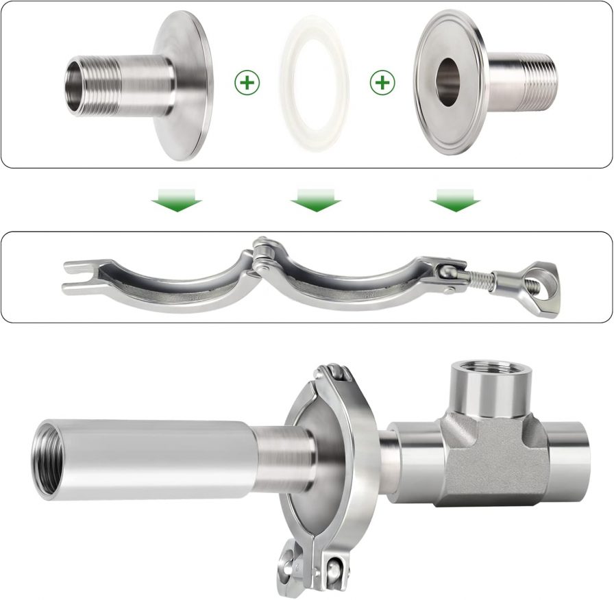 Ferrule ren ngoài inox 316