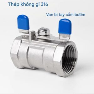 Van bi tay cầm kiểu bướm sus 316