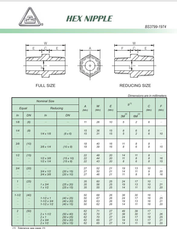 Thông số kép ren NPT áp cao inox 304
