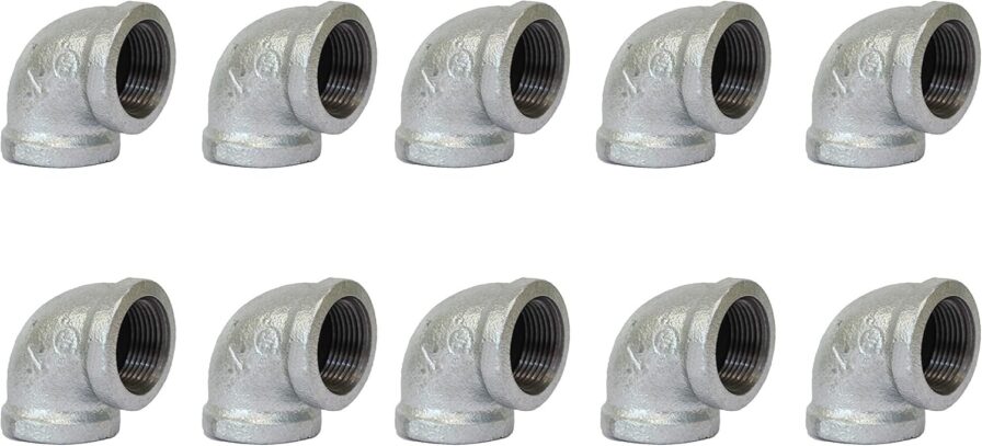 Góc 90 độ ren mạ kẽm