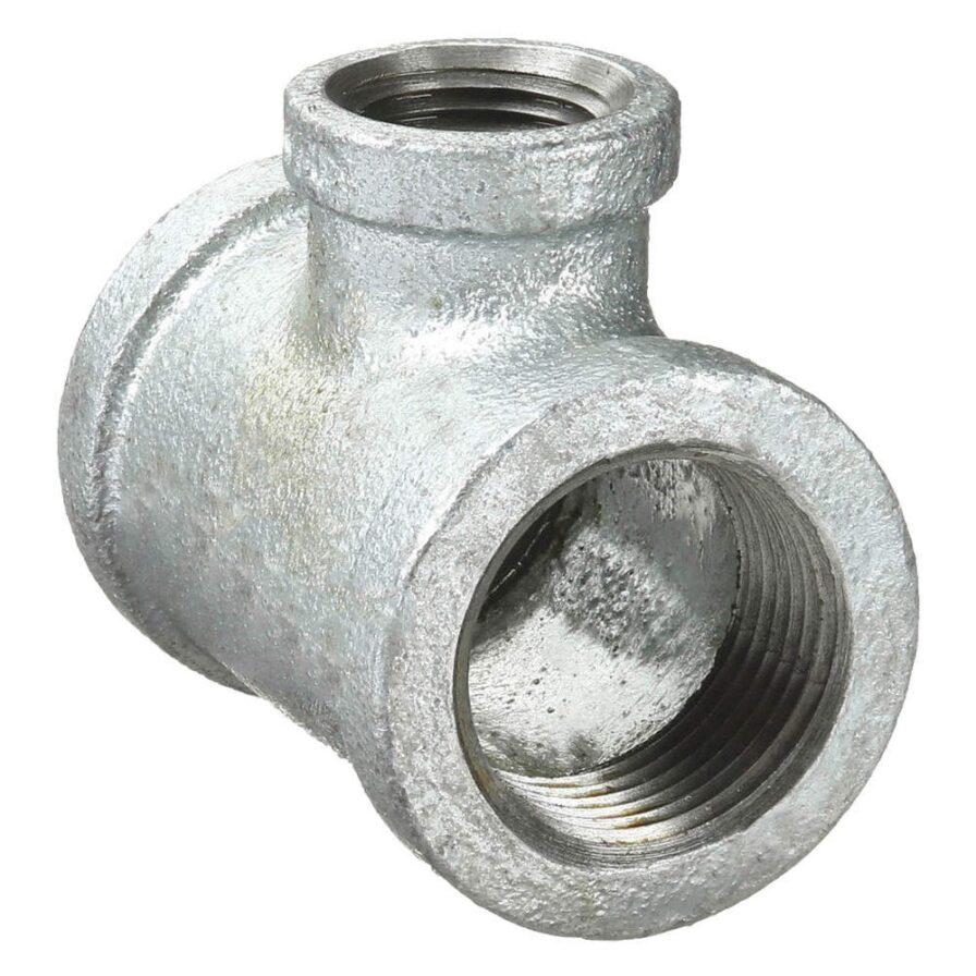 Tê giảm mạ kẽm 150# 