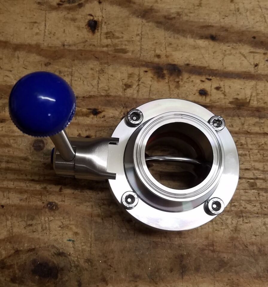 Van bướm Tri Clamp SS304/316