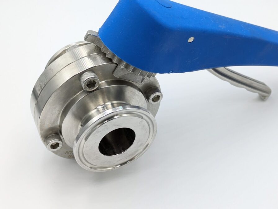 Van bướm 1,5" Kẹp ba có tay cầm cò súng