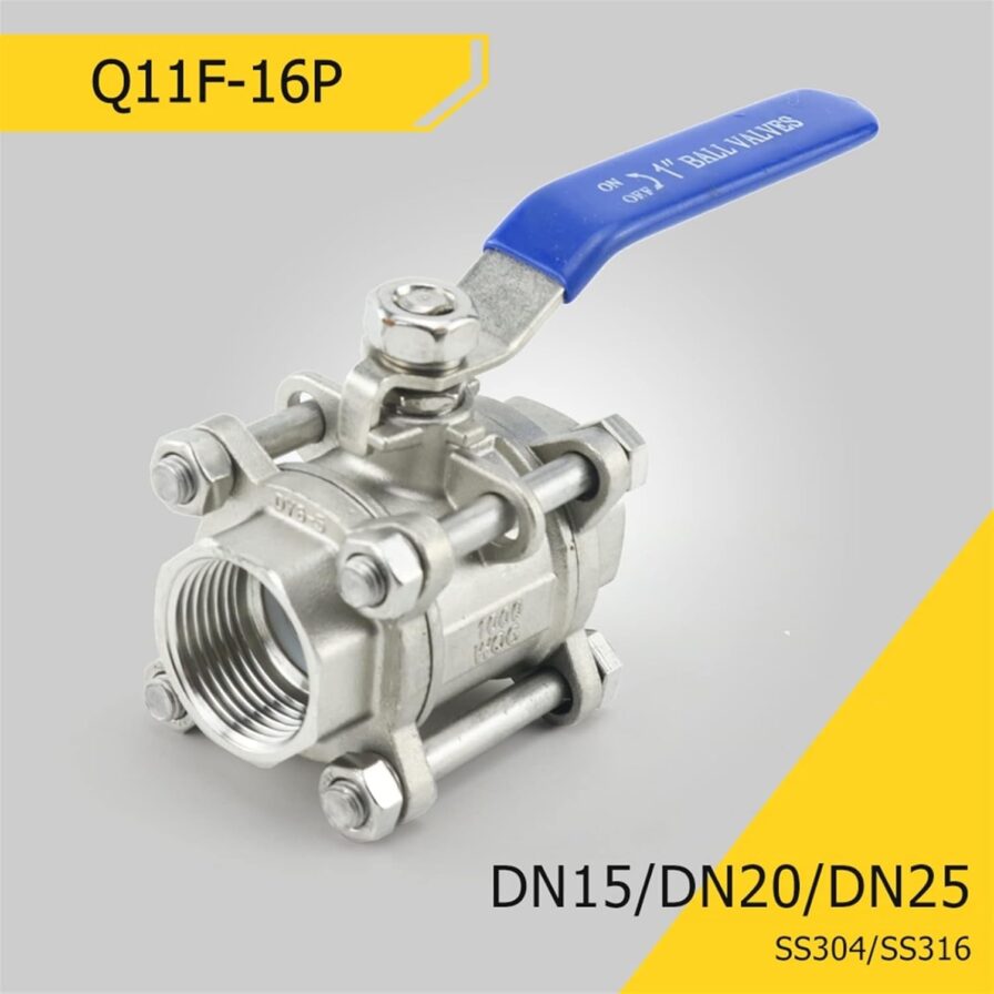 Van bi ba mảnh ren 304/316