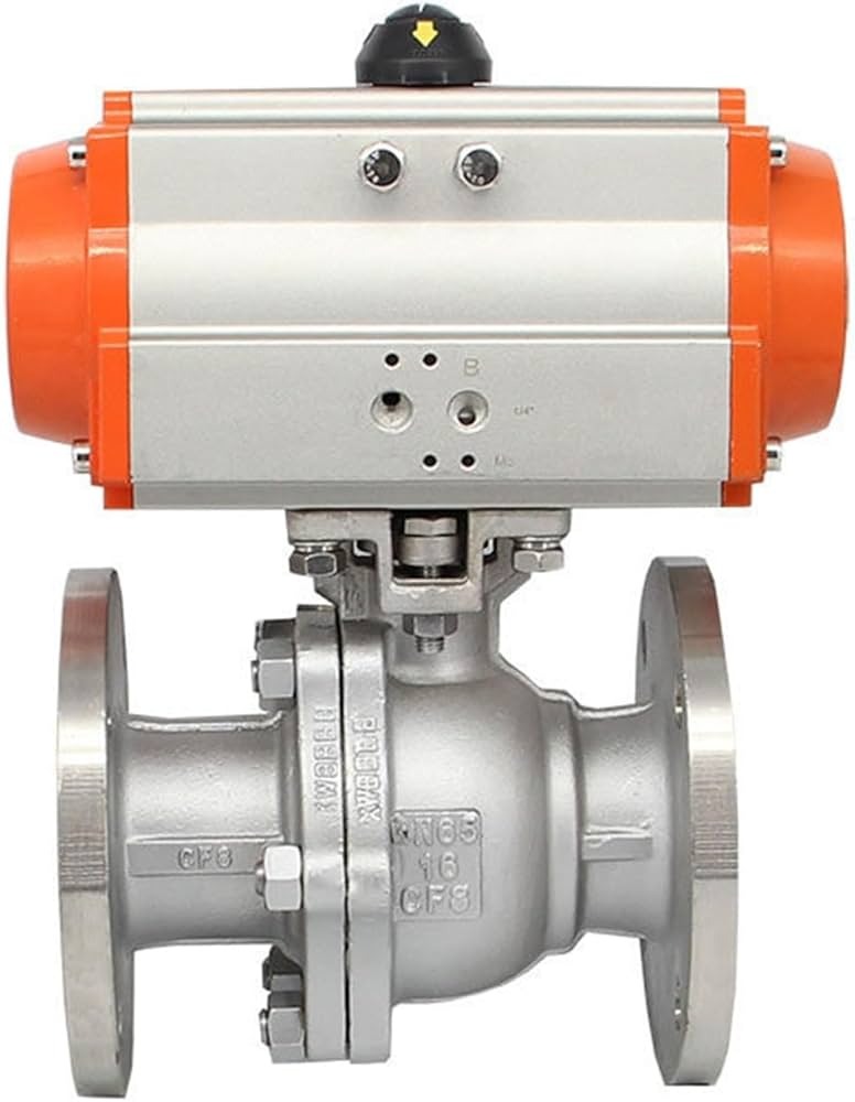 Van bi mặt bích khí nén